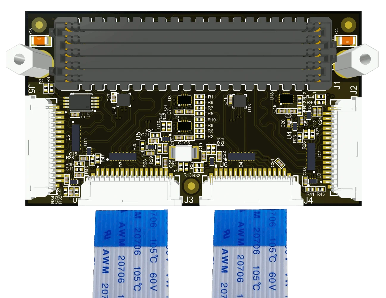 RPi Camera FMC top-side FFC orientation RPi Camera FMC top-side FFC orientation